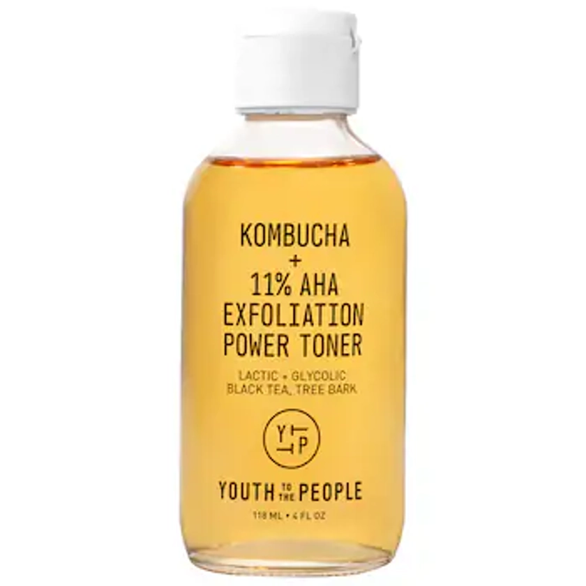 Kombucha + 11% AHA Exfoliation Toner with Lactic Acid - Youth To The People | Sephora