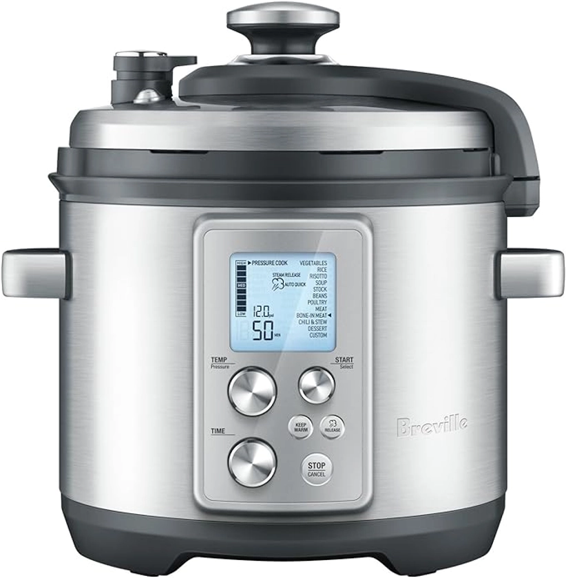 Breville BPR700BSS Fast Slow Pro Slow Cooker, Brushed Stainless Steel