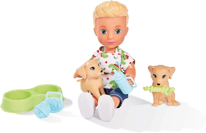 Simba Evi Love Timmy in a Cute Outfit with Two Dogs and Lots of Accessories, 12 cm, for Children from 3 Years : Amazon.co.uk: Toys & Games