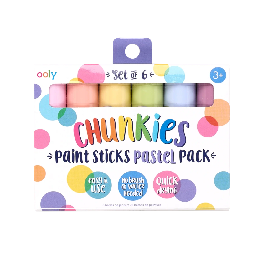 Chunkies Paint Sticks - Pastel - Set of 6