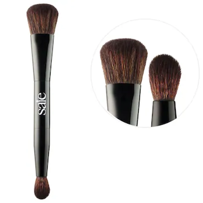 The Double-Ended Sculpting Brush - Saie | Sephora