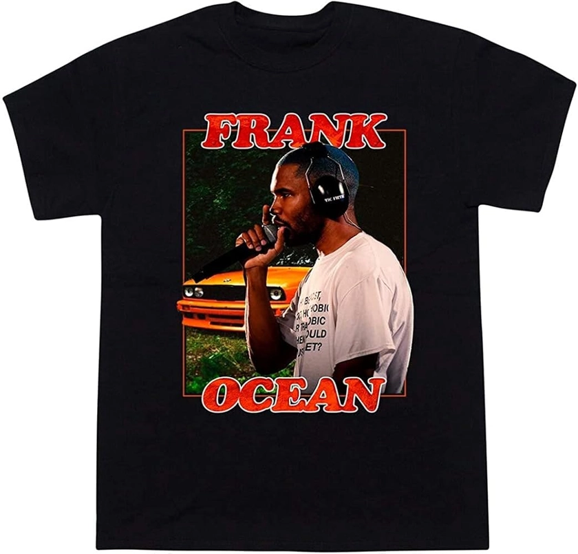 Frank Ocean Blond Men T Shirt Men - Hiphop Rap Men T Shirt Short Sleeve Men Tee Cool Print Streetwear Black