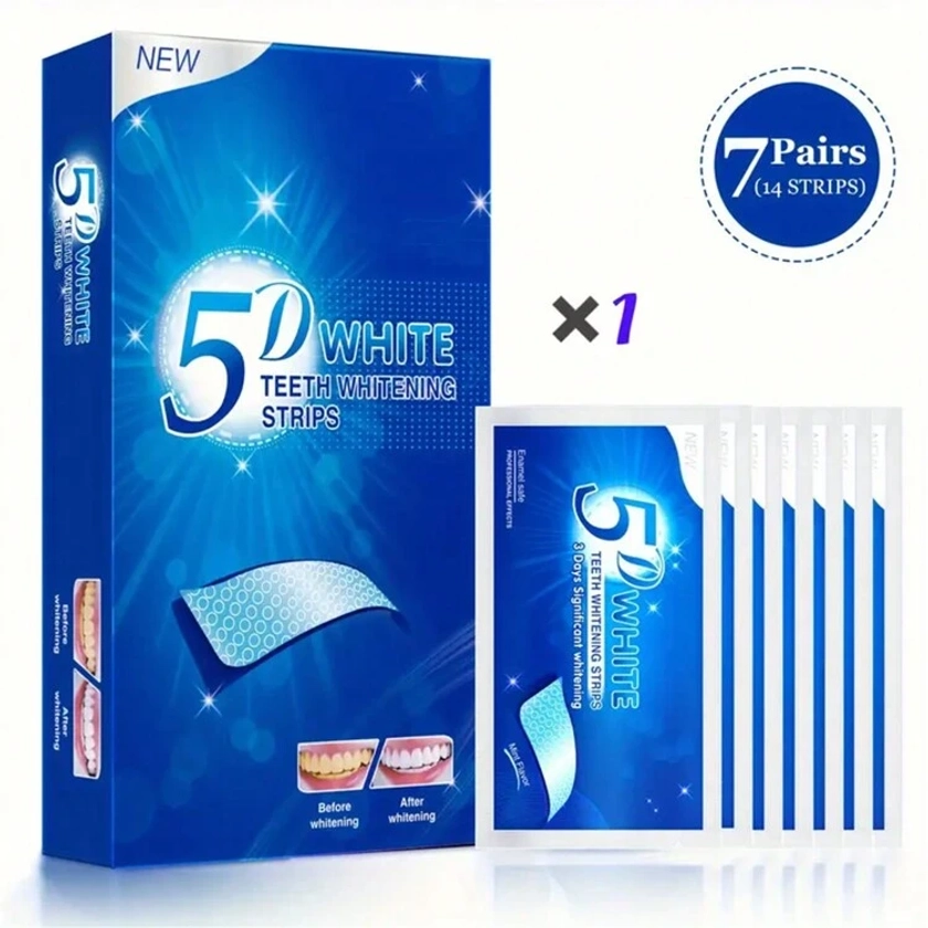 Teeth Whitening Strips For Teeth Sensitive, Whitening Strips Effective Teeth Whiting Strips Reduced Sensitivity White-Strips, Helps Remove Smoking/Coffee/Soda Stain