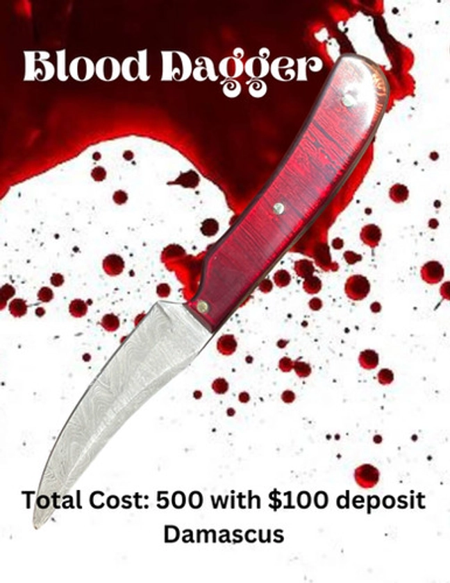 Blood Knife - made from you or a loved one | My Site