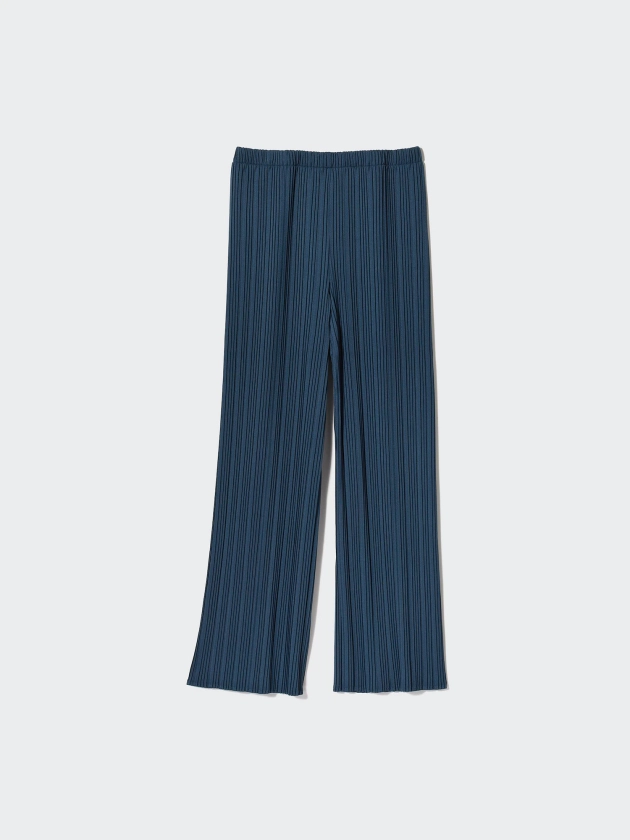 Pleated Straight Pants | UNIQLO US