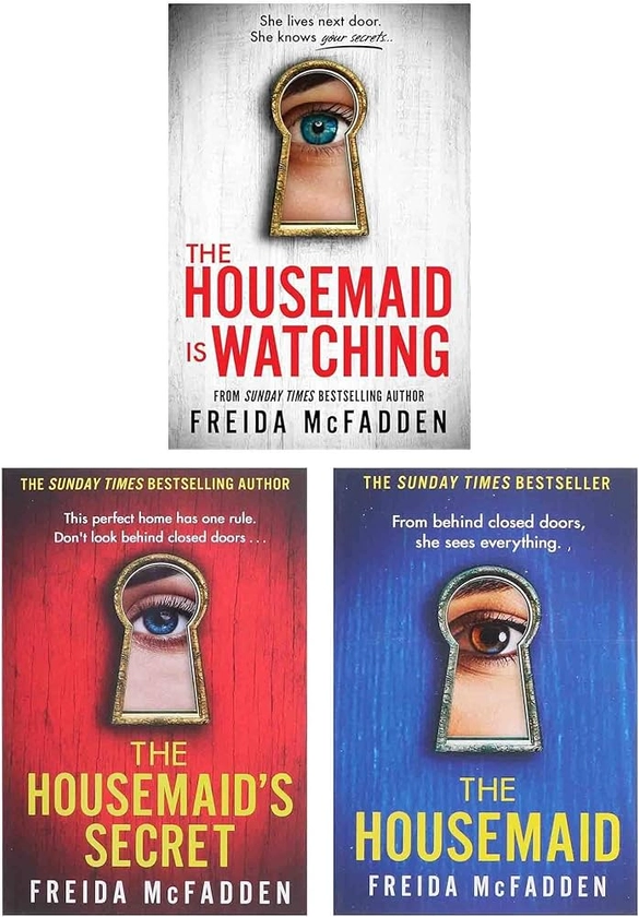 The Housemaid Series 3 Books Collection (The Housemaid, The Housemaid's Secret & The Housemaid Is Watching)