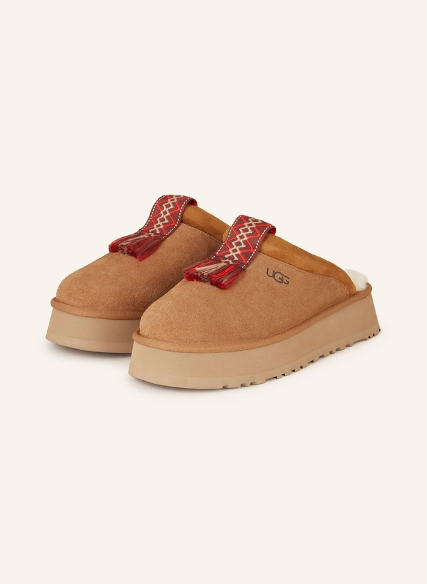 UGG Plateau-Pantoletten TAZZLE in camel