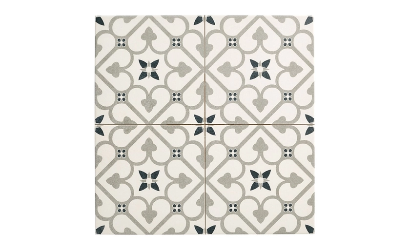 Carrelage, aspect carreau ciment gris, 45 x 45 cm | Saint Maclou