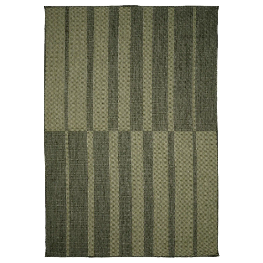 KANTSTOLPE Rug flatwoven, in/outdoor - green 160x230 cm