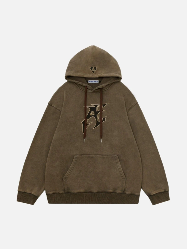 Aelfric Eden Embroidery Washed Hoodie