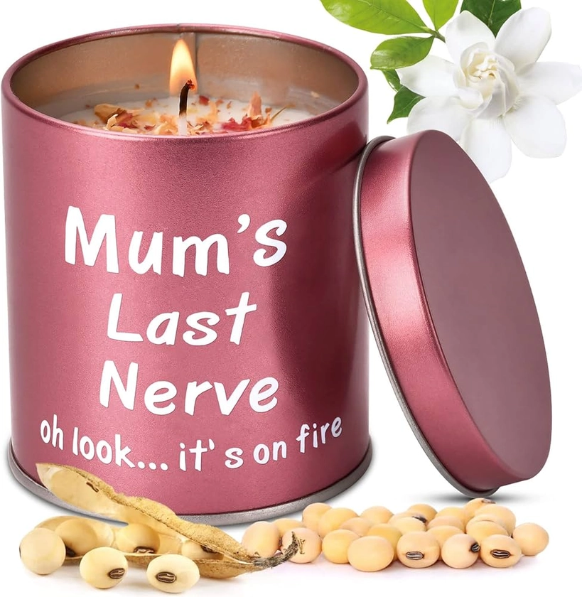 Christmas Candles Gifts for Mum from Daughter Son,Mum Christmas Gifts for Stepmum Women,Funny Gifts Scented Candles Mum Birthday Gifts for Grandma Wife on Christmas Birthday Mothers Day : Amazon.co.uk: Home & Kitchen