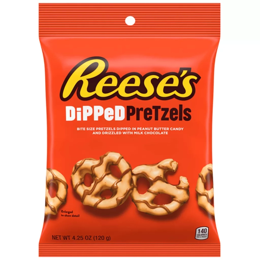 Breceliai REESE'S (DIPPED PRETZELS), 120g | Candy POP