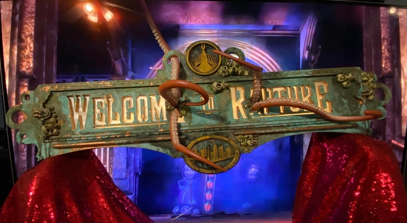3 Foot Bioshock Inspired Rapture Sign - Buried at Sea Version, Art Deco Sign,Game Room Decor, Video Game Art, Gamer Gifts, Atlas, Jack Ryan