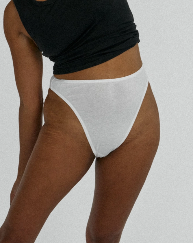 high waisted french cut − 100% organic pima cotton underwear | oddobody | ODDOBODY