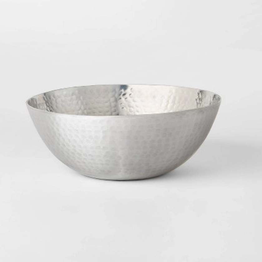 118.3oz Aluminum Hammered Serving Bowl  - Threshold&#8482;