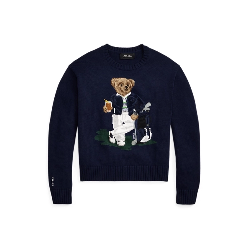 Pull Polo Bear à col rond pour femme | Ralph Lauren® FR