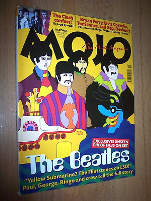 Mojo Music Magazine The Beatles October 1999 Issue NO CD | eBay