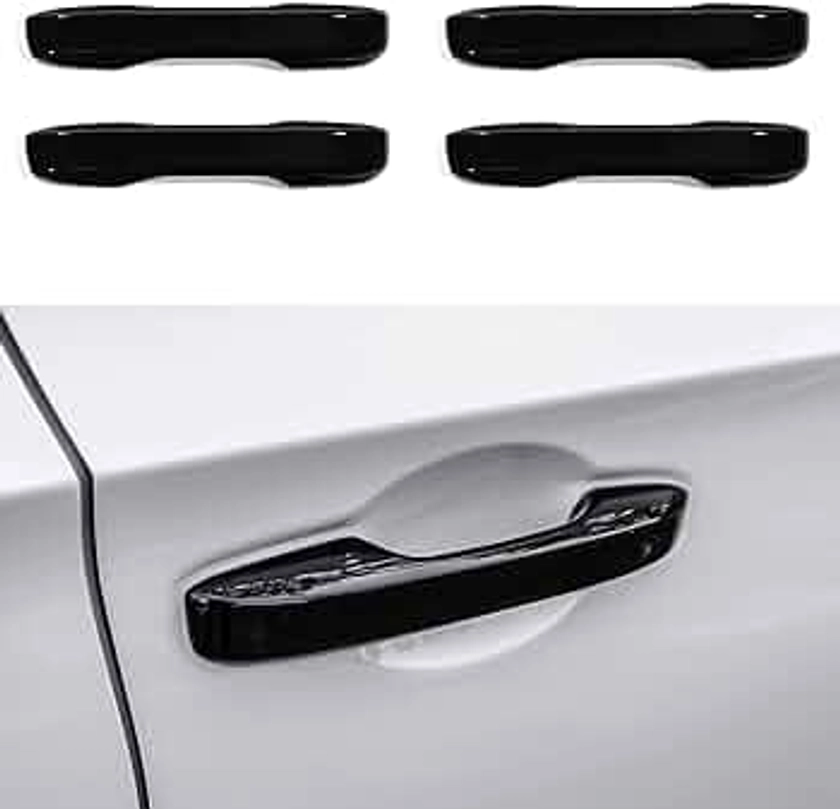 CKE for Honda Civic 2022 2023 2024 for Honda CRV HRV Accord 2023 2024 Accessories Car Auto Exterior Door Handle Cover Trims -Glossy Black