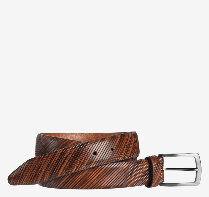 Diagonal-Etched Belt