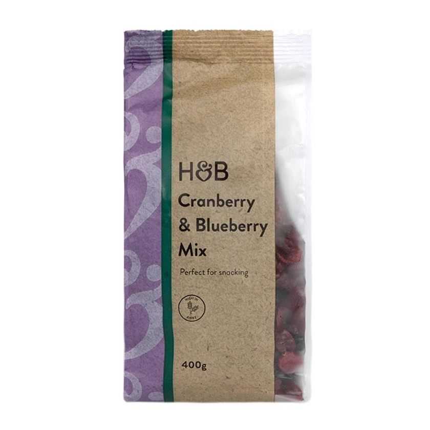 Holland & Barrett Cranberry & Blueberry Mix 400g | Holland & Barrett