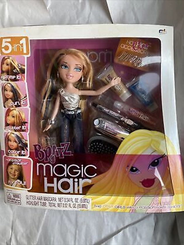 Bratz MAGIC HAIR CLOE FASHION DOLL 5 in 1 Kit ULTRA RARE New Sealed HTF MGA NRFB