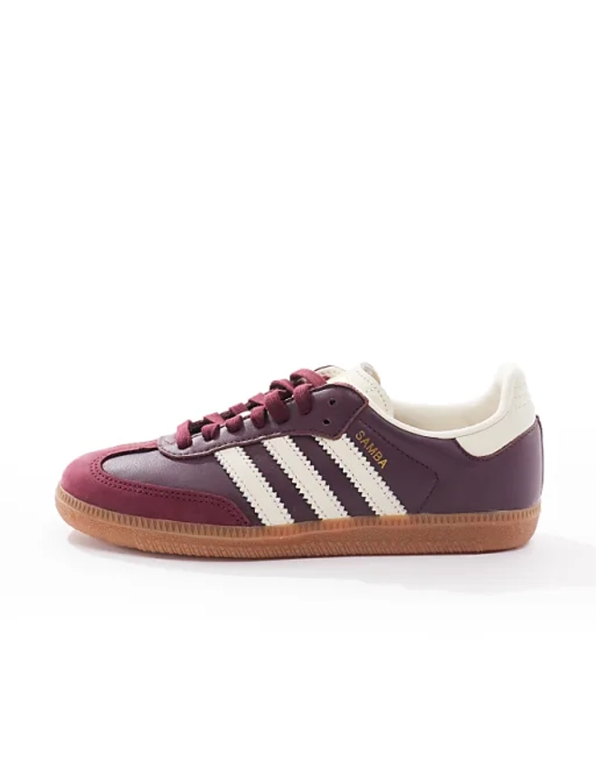 adidas Originals - Samba OG - Baskets - Bordeaux et blanc cassé | ASOS