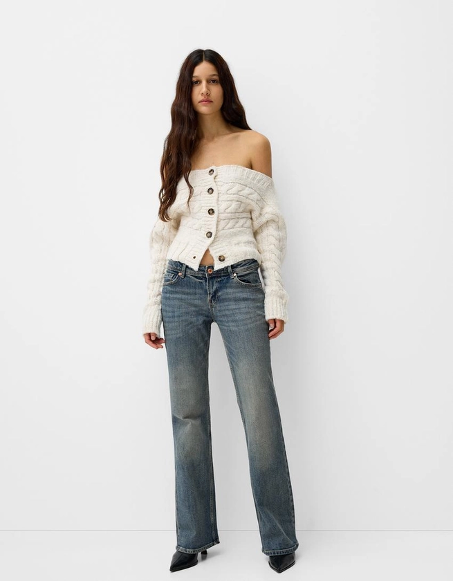 Low waist boot-cut jeans - Jeans - Women