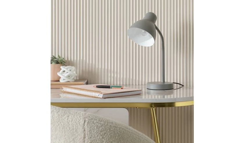 Argos Home Desk Lamp - Flint Grey