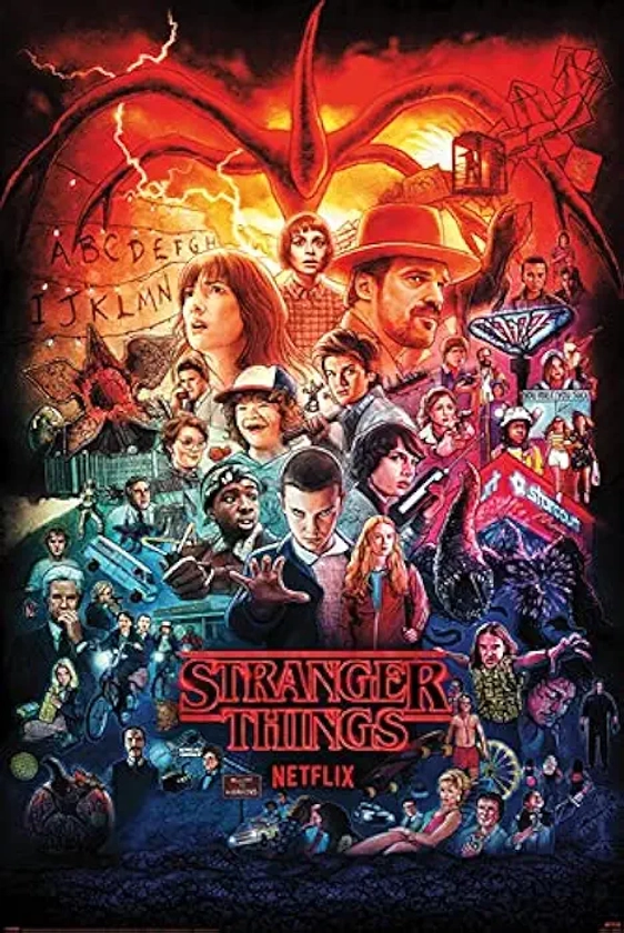 Stranger Things Maxi Poster (Seasons Montage Design) 61cm x 91.5cm - Official Merchandise ​