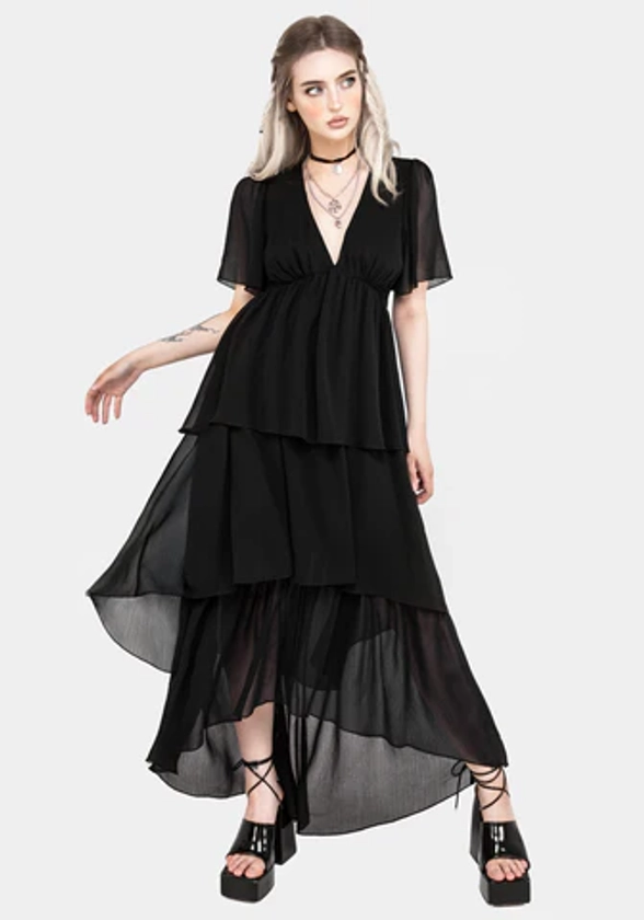 Sasha Tiered High-Low Dress