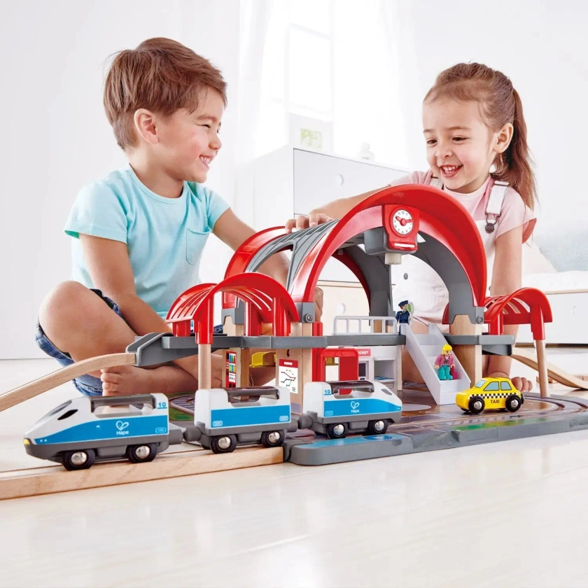 Hape Grand City Station with Light and Sound - Hape Toys (Hape