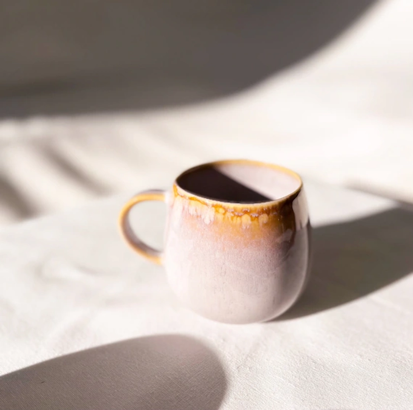 Tasse de noël cadeau pour femmes cadeau céramique vaisselle crème Cappuccino tasse en grès grande tasse à thé tasse à café faite à la main pour maman