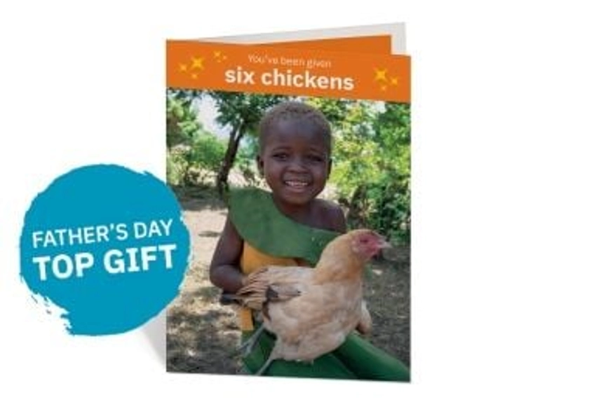 Buy Six Chickens | Alternative Charity Gifts