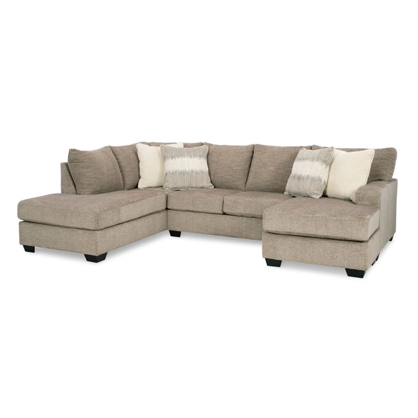 Creswell 2 Piece Right Sofa Chaise Sectional
