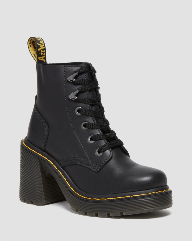 Boots à talons Jesy en cuir Sendal en Noir | Dr. Martens