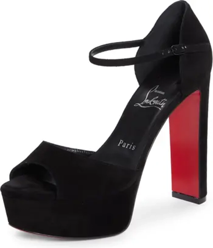 Christian Louboutin Sandaloo Peep-Toe Sandal (Women) | Nordstrom