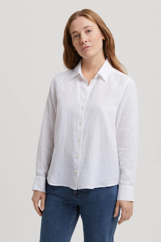 White Linen Shirt | 100% Belgian Linen - ASKET