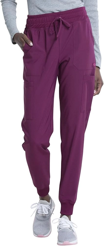 EDS Essentials Jogger Scrubs for Women, Drawstring Scrub Pants DK065