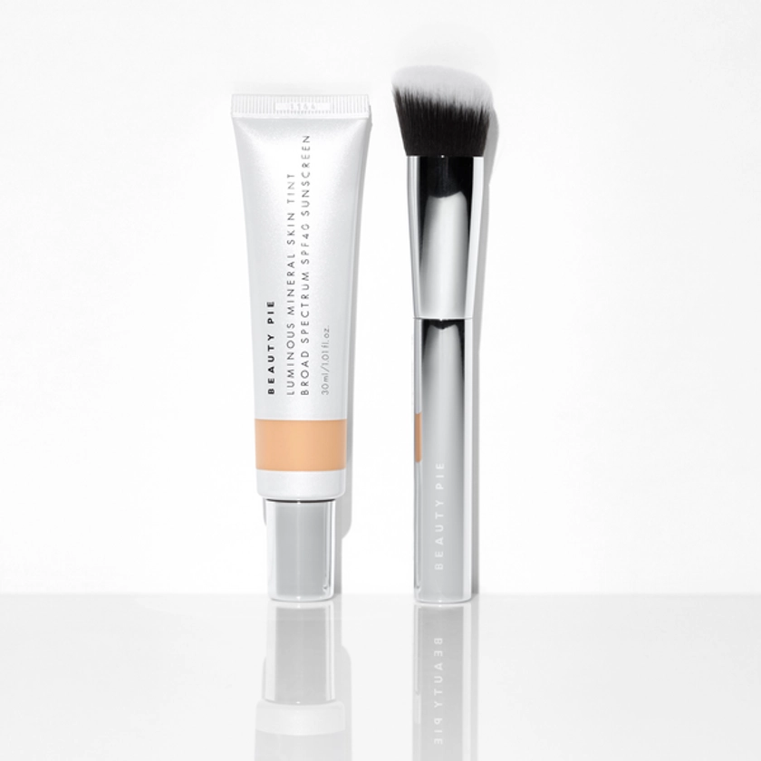 The SPF 40 Skin Tint Light Warm & Brush Duo | BEAUTY PIE