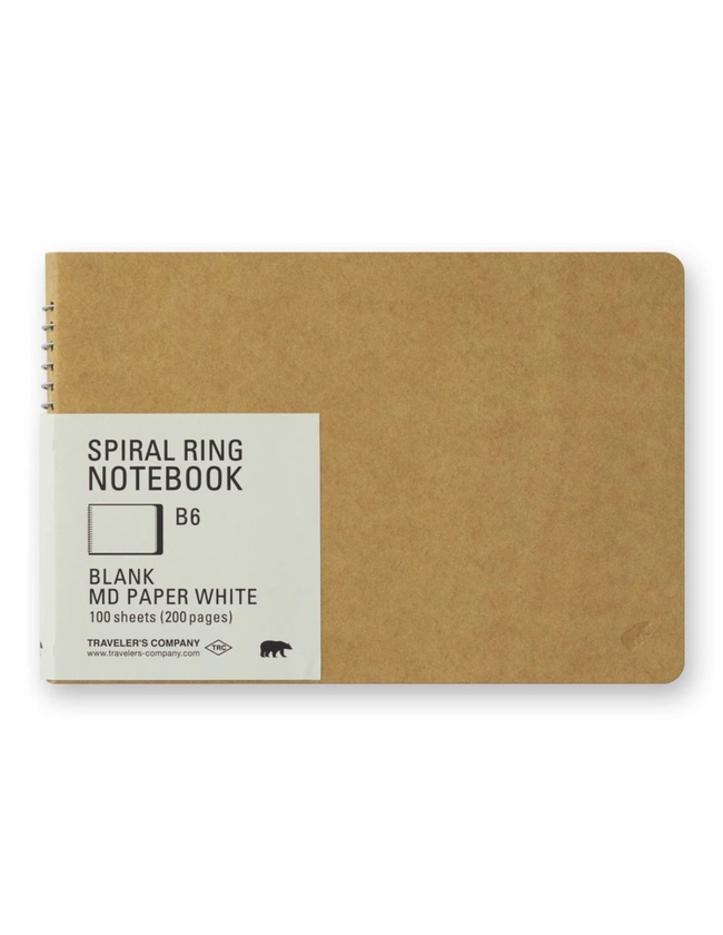 Carnet à spirales B6 - Spiral Ring Notebook - Traveler's Company