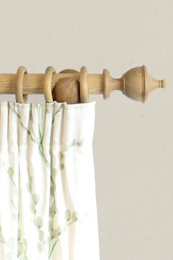 Buy Laura Ashley Washed Oak Haywood Curtain Pole from the Next UK online shop