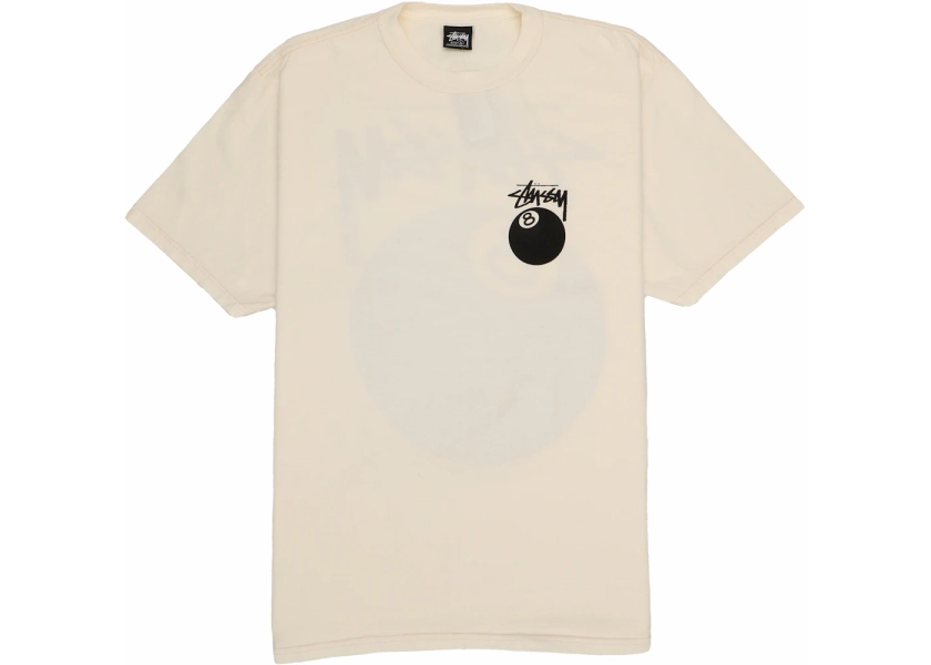 T-shirt Stüssy 8 Ball teinture avec pigments naturel