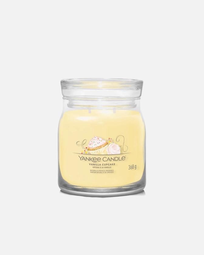 YANKEE CANDLE Jar Vanilla Cupcake Bougie ✔️ Boutique en ligne | DOUGLAS