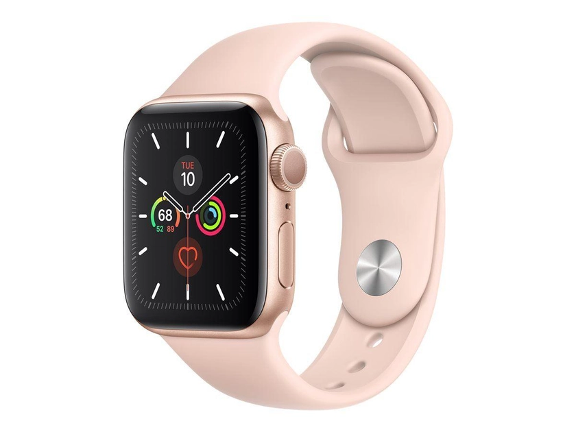 Apple Watch Series 5 (GPS) - Boîtier 40 mm or-aluminium avec bracelet sport rose sable | Rakuten