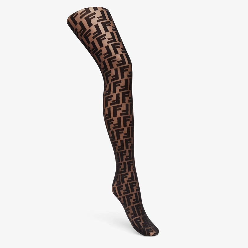 Fendi Tights - Black nylon stockings