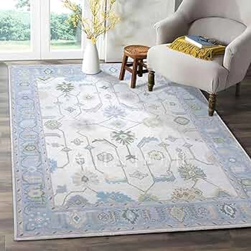 Hand Tufted Oushak Traditional Wool Area Rugs 9.9' x 14' - Durable - 100% Wool - Living Room, Dining Room, Bedroom, & Entryway Area Rugs - Oushak Lori Design Rug