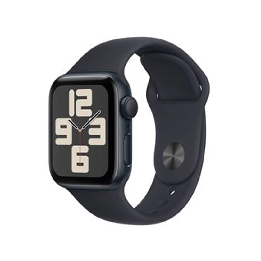 Apple Watch SE GPS Boîtier en Aluminium Minuit de 40 mm avec Bracelet Sport Minuit S/M