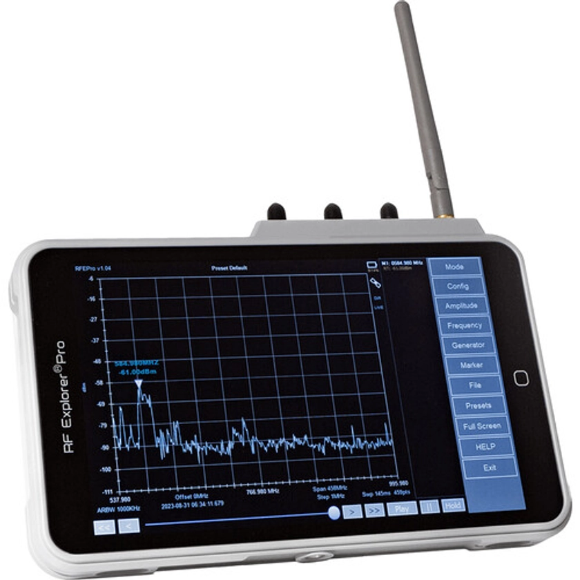RF Venue RF Explorer Pro Portable RF Spectrum Analyzer