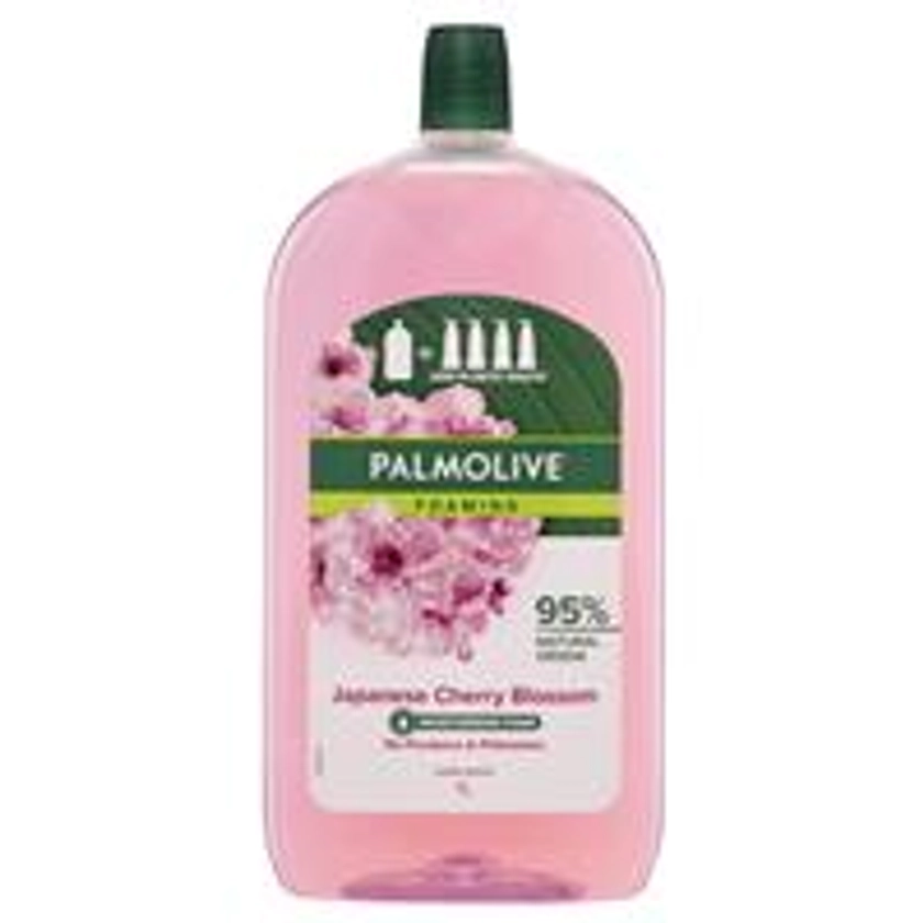 Palmolive Foaming Hand Wash Soap Japanese Cherry Blossom Refill & Save 1 Litre