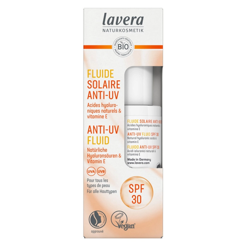 Fluide solaire anti-uv SPF30 - Lavera